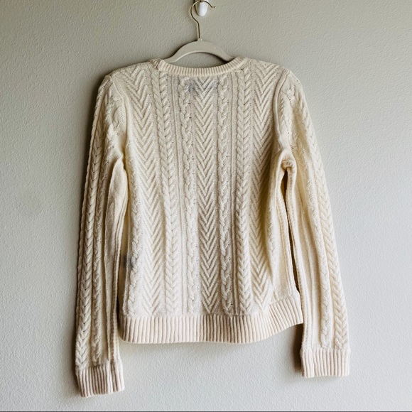 rag & bone wool fisherman knit sweater - Picture 4 of 10